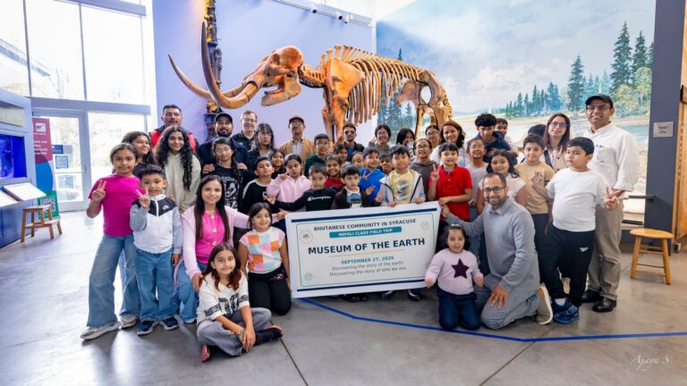 Bhutanese Community in Syracuse Students Explore Earth’s History During Educational Visit to Museum of the Earth